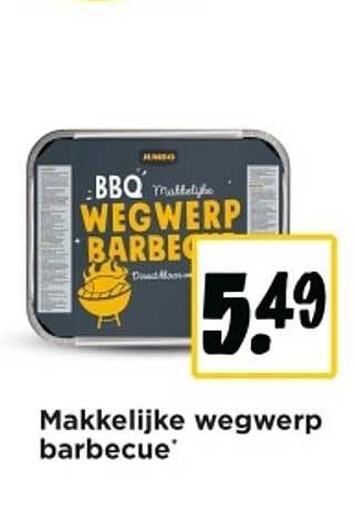 Makkelijke wegwerp barbecue