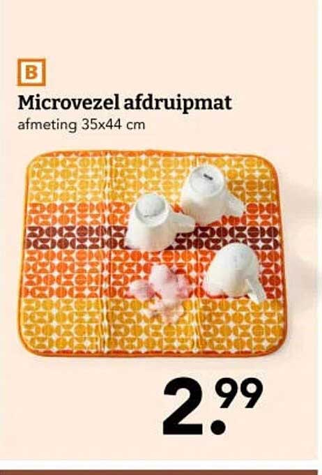 Microvezel afdruipmat