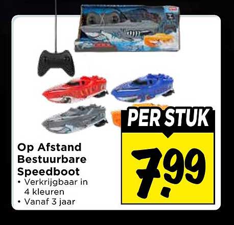 Op Afstand Bestuurbare Speedboot PER STUK