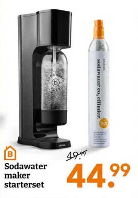 Sodawater maker starterset