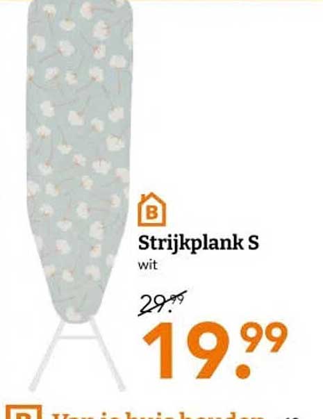 Strijkplank S wit