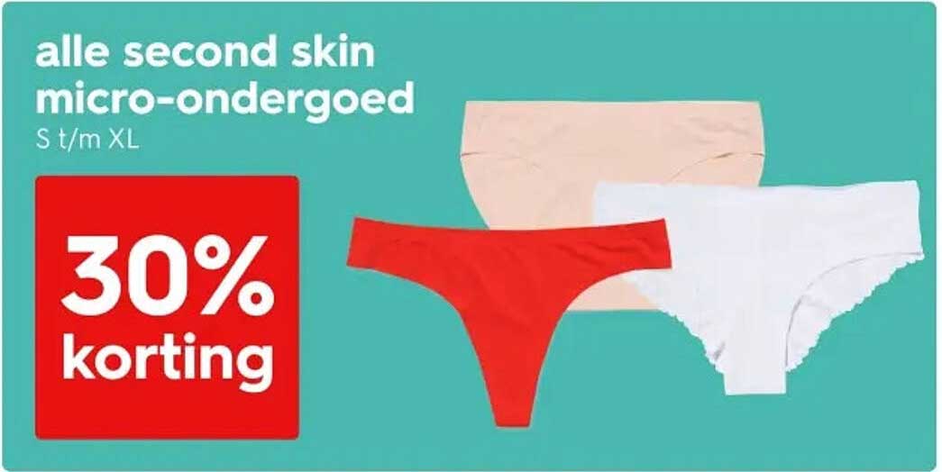 alle second skin micro-ondergoed