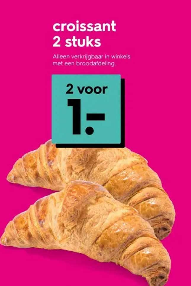 croissant 2 stuks