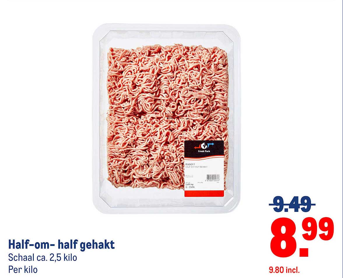 Half-om- half gehakt
