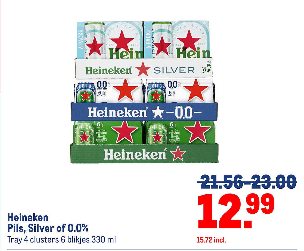 Heineken Pils, Silver of 0.0%