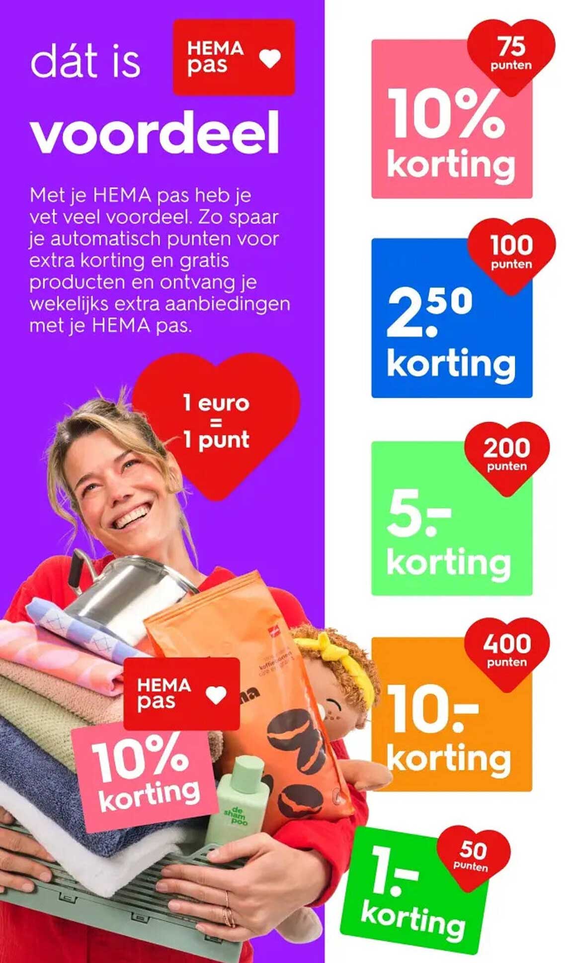 HEMA pas voordeel