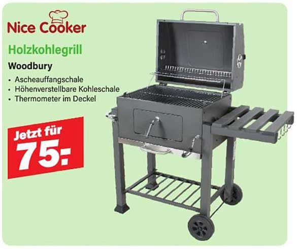 Holzkohlegrill Woodbury