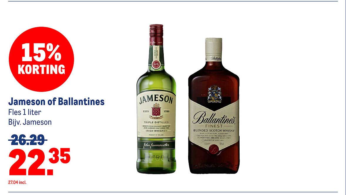 Jameson of Ballantines