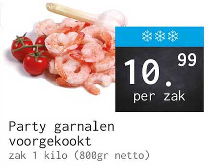 Party garnalen voorgekookt