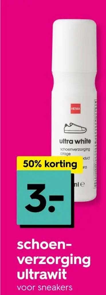 schoenverzorging ultrawit voor sneakers