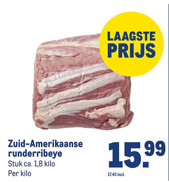 Zuid-Amerikaanse runderribeye