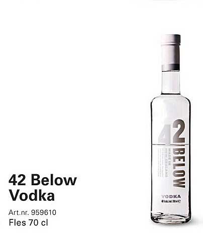 42 Below Vodka Fles 70 cl