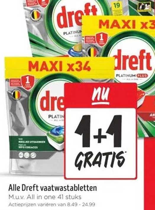 Alle Dreft vaatwastabletten