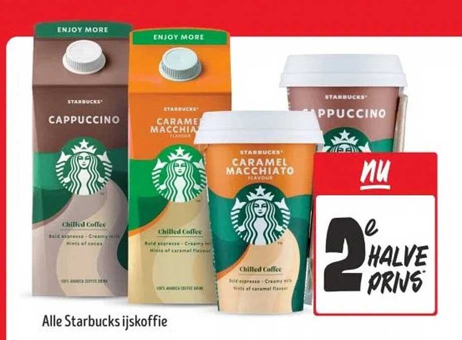 Alle Starbucks ijskoffie