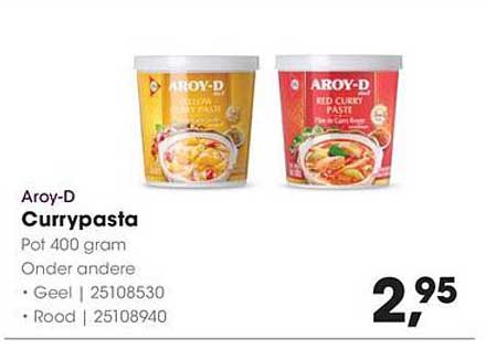 Aroy-D Currypasta