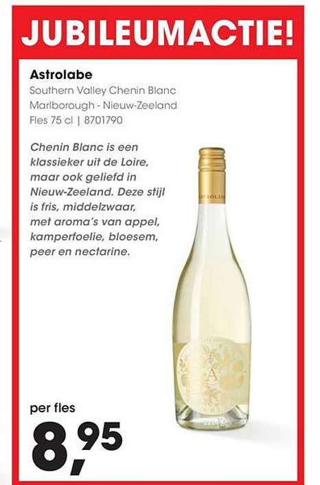 Astrolabe Southern Valley Chenin Blanc Marlborough - Nieuw-Zeeland 75 cl