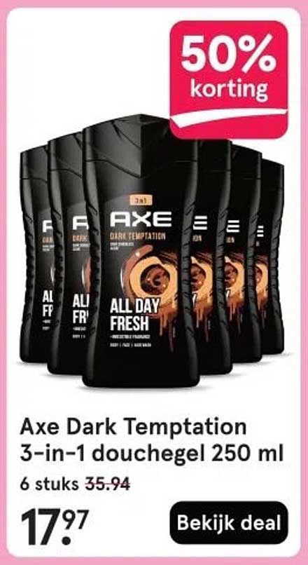 Axe Dark Temptation 3-in-1 douchelgel 250 ml