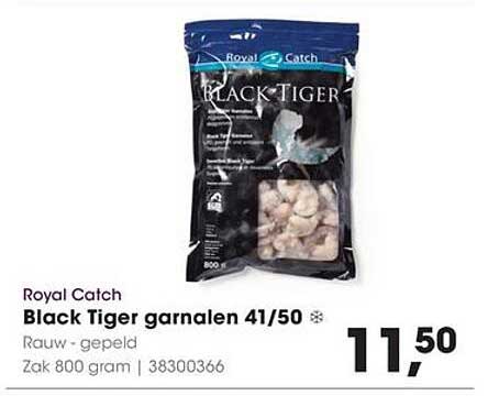 Black Tiger garnalen 41/50