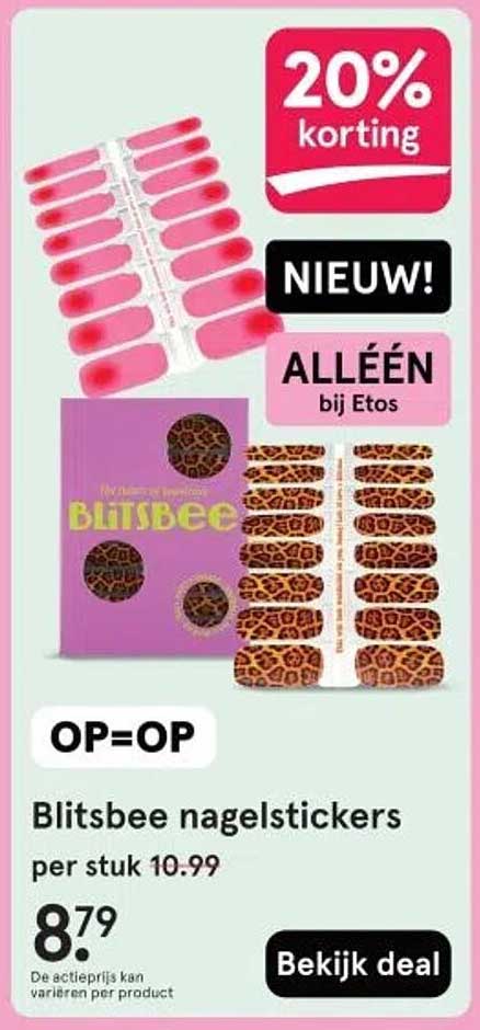 Blitsbee nagelstickers