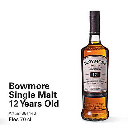 Bowmore Single Malt 12 Years Old