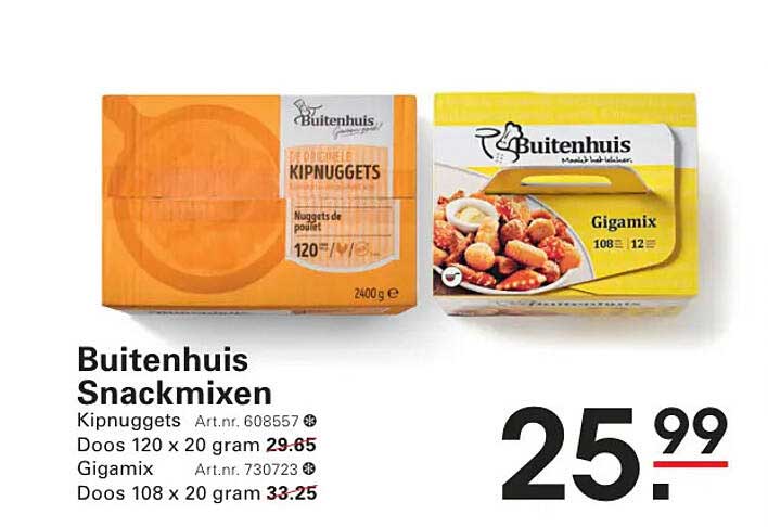Buitenhuis Snackmixen
