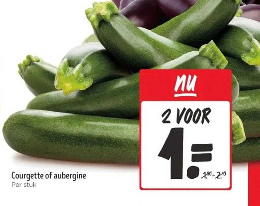 Courgette of aubergine