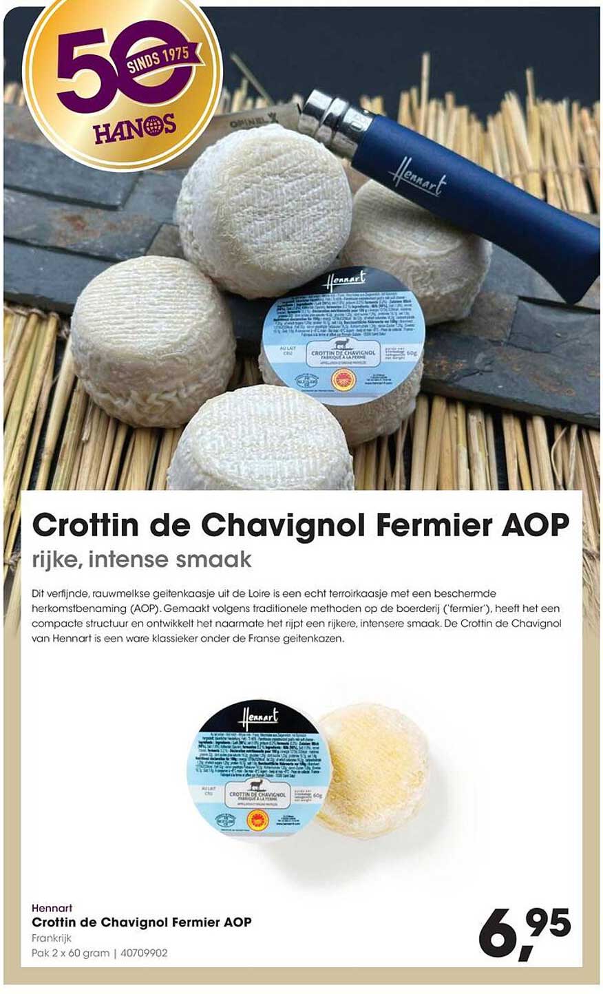 Crottin de Chavignol Fermier AOP rijke, intense smaak