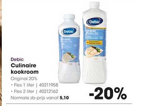 Debic Culinaire kookroom -20%
