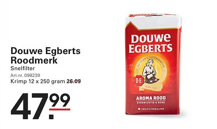 Douwe Egberts Roodmerk