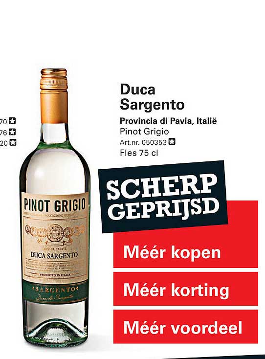 Duca Sargento Pinot Grigio