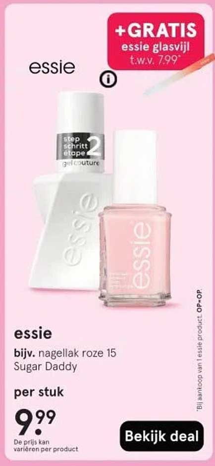 essie bijv. nagellak roze 15 Sugar Daddy
