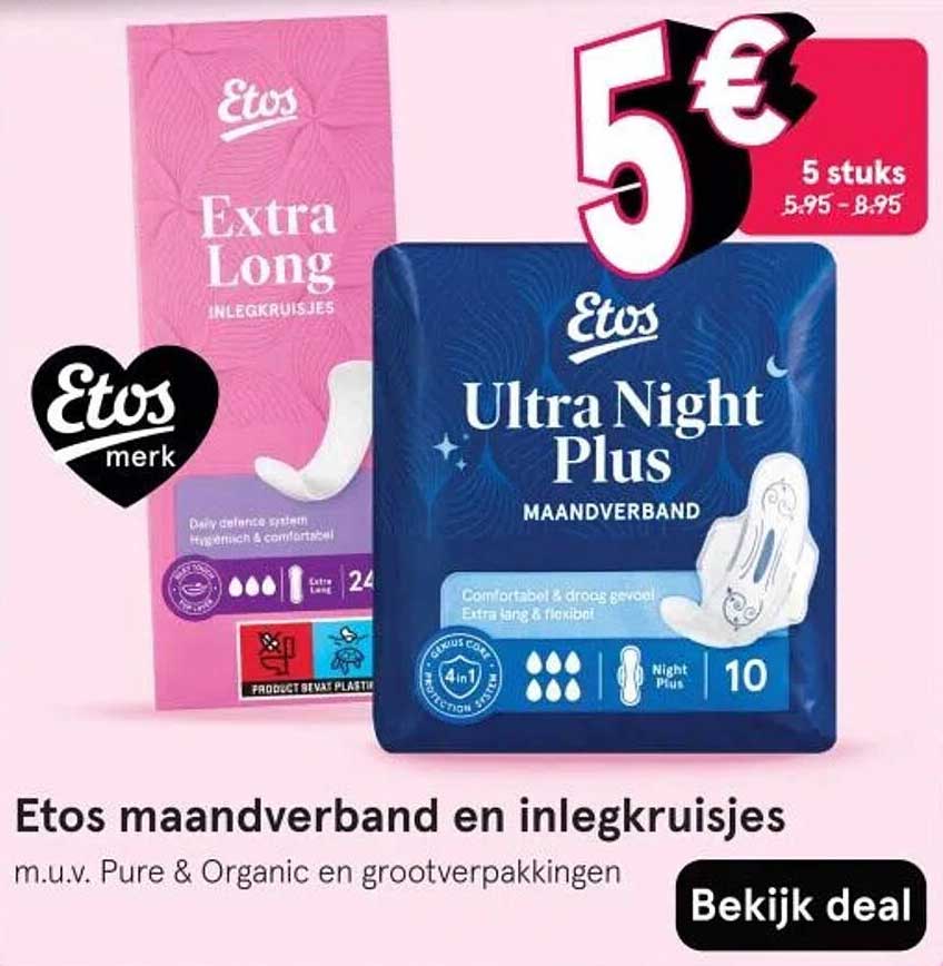 Etos maandsverband en inlegkruisjes