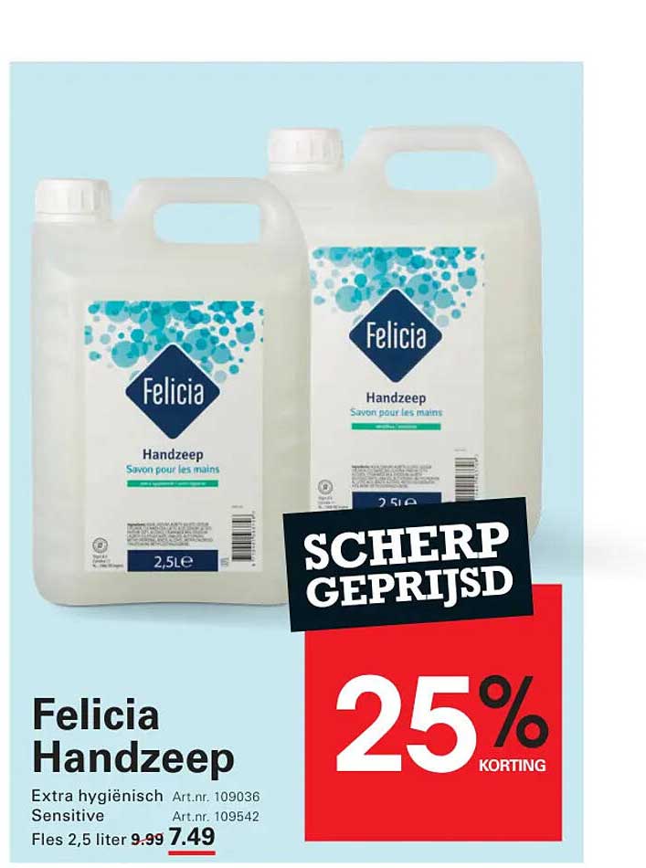Felicia Handzeep 2,5 liter