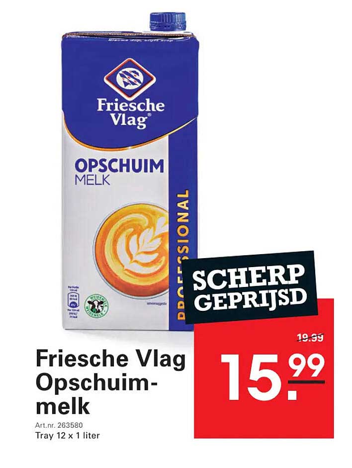 Friesche Vlag Opschuim-melk