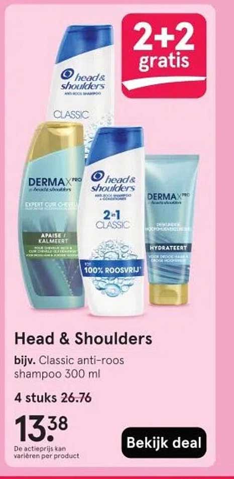 Head & Shoulders bijv. Classic anti-roos shampoo 300 ml