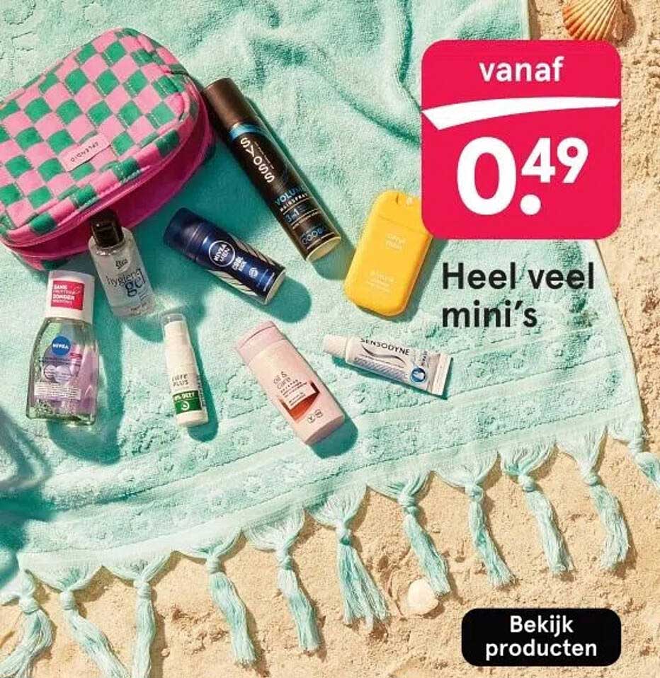 Heel veel mini's vanaf €0,49