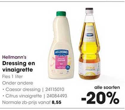 Hellmann's Dressing en vinaigrette