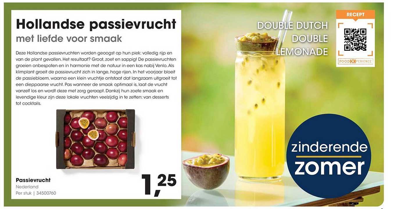 Hollandse passievrucht met liefde voor smaak