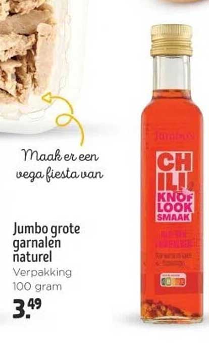 Jumbo grote garnalen naturel