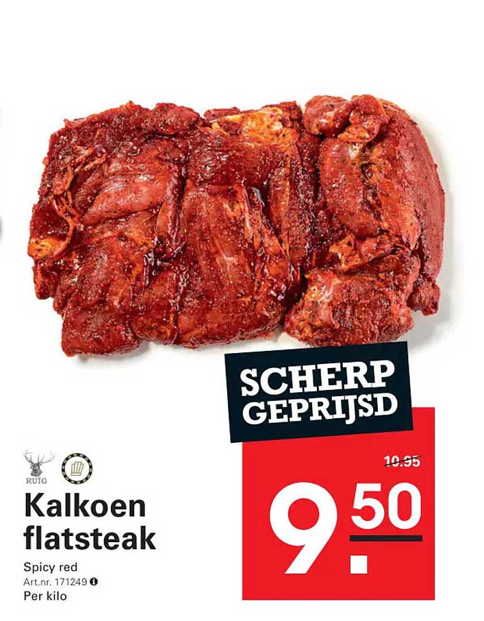 Kalkoen flatsteak