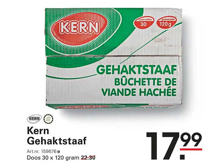 Kern Gehaktstaaf