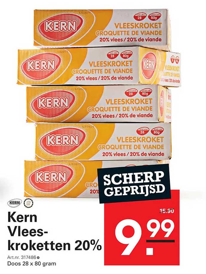 Kern Vlees-kroketten 20%