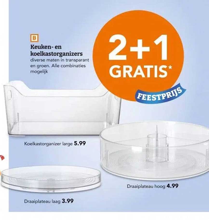 Keuken- en koelkastorganizers