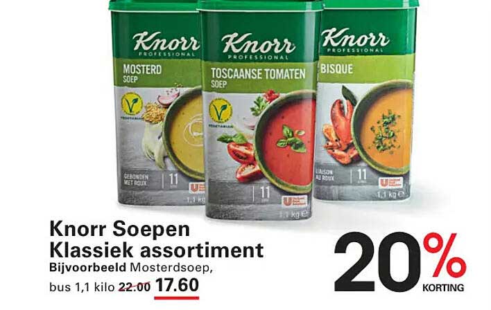 Knorr Soepen Klassiek assortiment