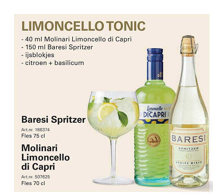 Limoncello Tonic