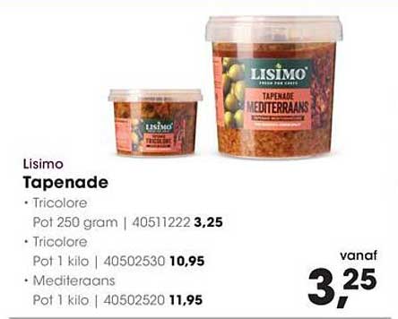 LISIMO Tapenade