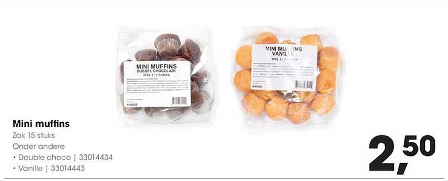 Mini muffins
