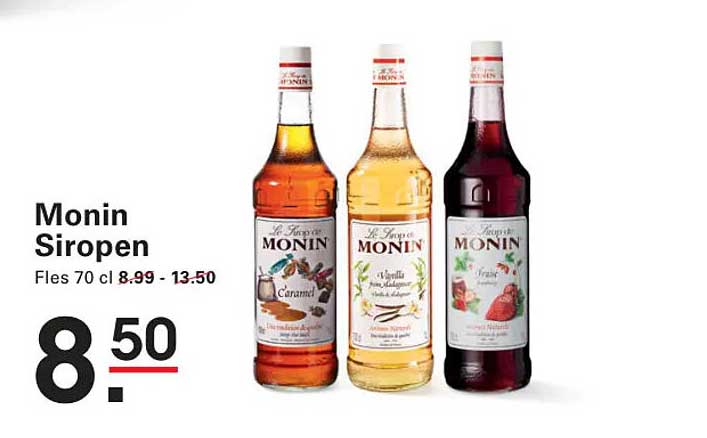 Monin Siropen Fles 70 cl