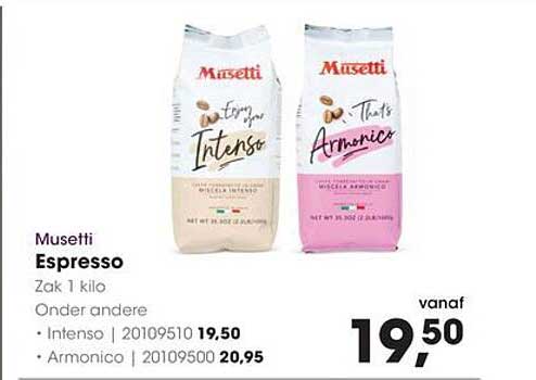 Musetti Espresso Zak 1 kilo