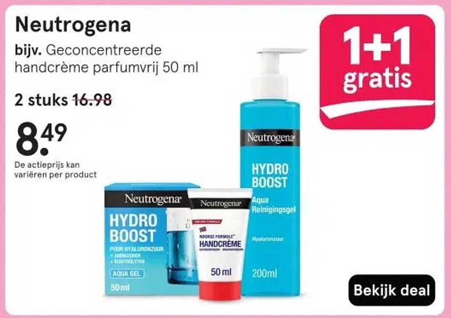 Neutrogena bijv. Geconcentreerde handcrème parfumvrij 50 ml